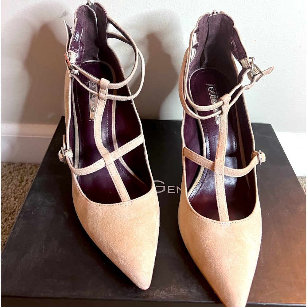 Bcbg generation tan heels